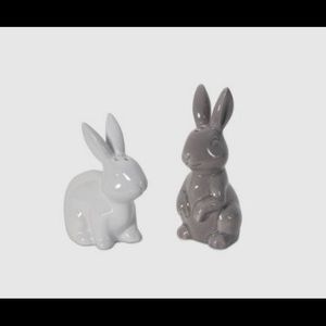 Ceramic salt & pepper bunnies